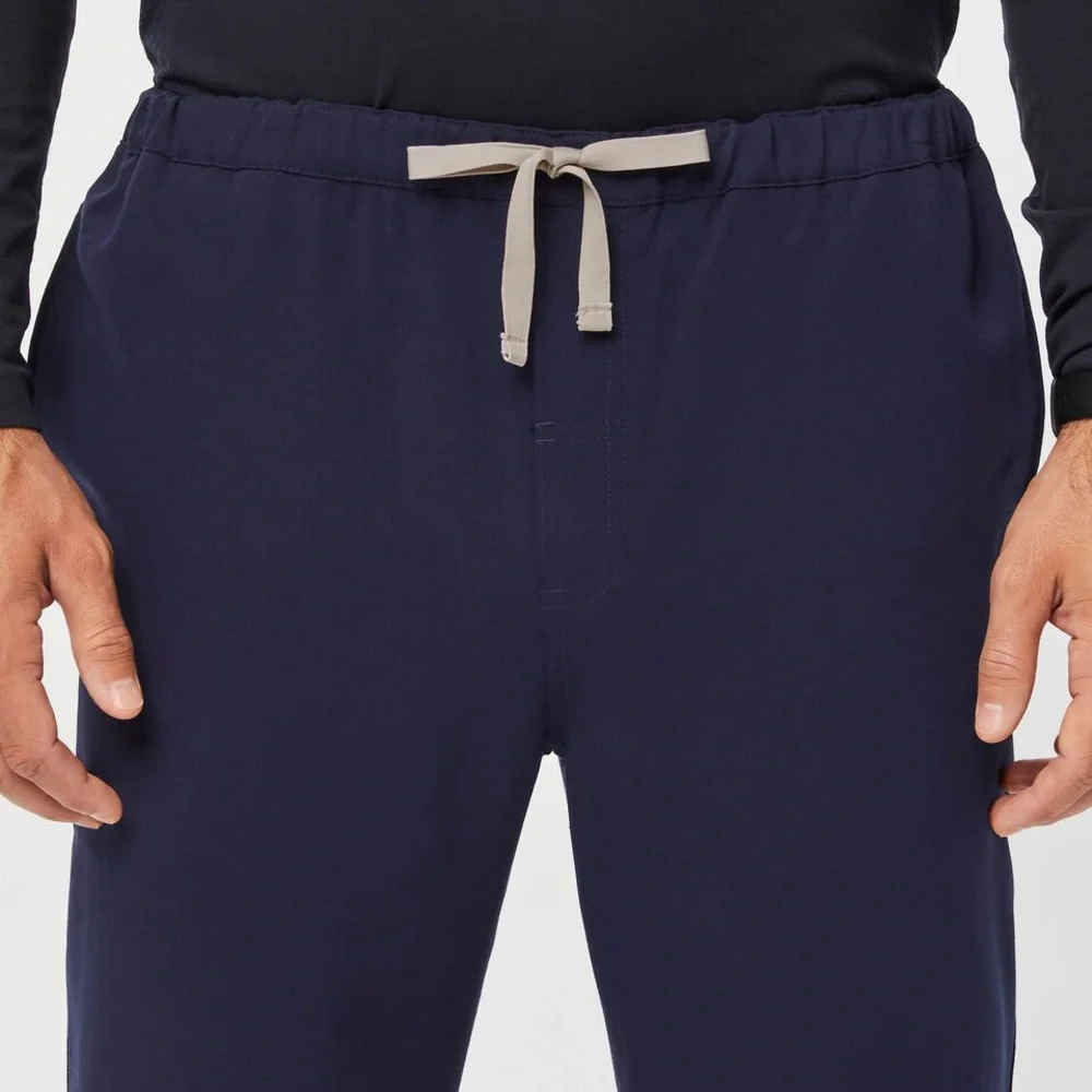 (A8) Figs Pisco Basic‎ Pants, Navy, Size Large